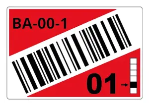 Self-adhesive Label Brother LTZ14090FCB Rectangle Red 110×90 mm 260/roll