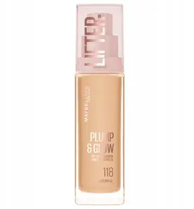 Tonālais krēms Maybelline Plump & Glow SPF 15 tonis 118, izgaismojošs šķidrums 30 ml