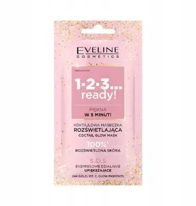Facial Brightening Cocktail Mask Eveline 1-2-3... Ready! — Eveline, 8 ml