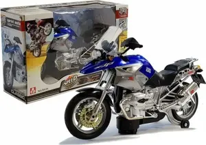 Elektriska bērnu motocikla LEAN Sport modelis 6733 ar gaismām un mūziku, zils, darbināms ar bateriju