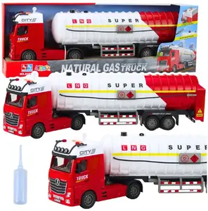LEANToys toy water pump tanker with light and sound, battery-operated children’s play vehicle