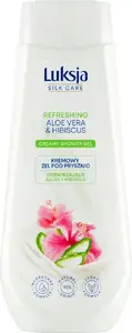 Shower Gel LUKSJA Silk Care Creamy Shower Gel with Aloe & Hibiscus 500 ml