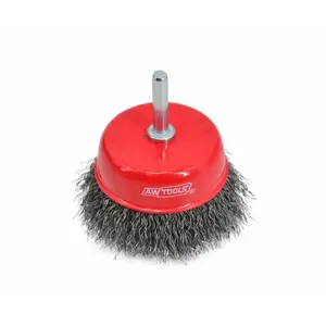 Corded/Accessory AWTools AW55153 power drill accessory - cup brush 75 mm, shank type