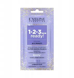 Face Moisturizing Mask Eveline 1-2-3... Ready! Bankietowa 8 ml
