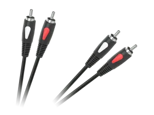 RCA audio cable Cabletech EB711240003 – 2xRCA male to 2xRCA male, 1.8 m length