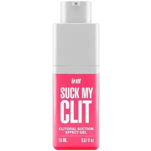 INTT FOR HER SUCK MY CLIT želeja ar iesūkšanas efektu Wild Strawberry 15 ml, ūdens bāzes klitora stimulators