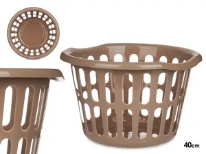 Basket Kipit 85319 round taupe 40 cm – storage basket, model 85319