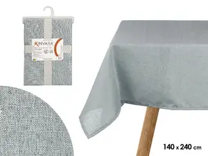 Poliestera galdauts Kinvara 95078 gaiši zils 140×240 cm