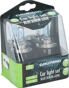 Halogen Bulb Set GRUNDIG H7 Xenon Blue – H7 automotive replacement bulbs, blue-tinted light