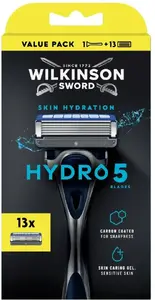 Razor Wilkinson Sword Hydro 5 with 13 Replacement Cartridges