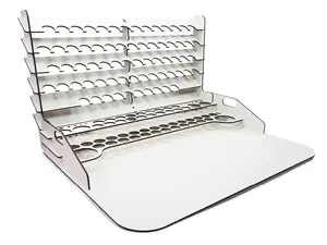 Organizer for art & craft supplies VALLEJO 26.014 Paint Station with vertical stand, Width 500 mm Depth 415 mm Height 295 mm