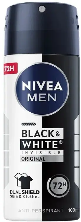 Dezodorants aerosols Nivea Black & White
