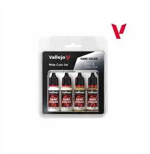 Krāsu komplekts VALLEJO Game Color — White Color Set (4 x 18 ml)