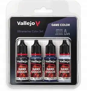 Akrila krāsu komplekts VALLEJO Game Color Ultramarine (4×18 ml)