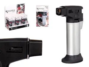 Kitchen Burner (Gas Stove) Kinvara 83595 black/silver — portable kitchen gas burner