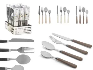 Cutlery Set Kinvara 11316 — 4-piece stainless steel set, model 11316