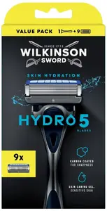 Skuveklis Wilkinson Sword Hydro 5 ar 9 kārtridžiem — Wilkinson Sword Hydro 5 komplekts