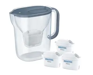 Фильтрующий кувшин BRITA Style Essential с системой фильтрации MAXTRA PRO и 3 сменными картриджами