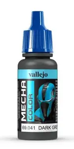 Akrila krāsa VALLEJO Mecha Color 69.041 Dark Grey Green 17 ml pudele