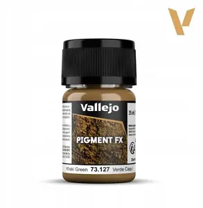 Pigment FX Khaki Green krāsa, VALLEJO modelis 73.127, 35 ml trauciņš