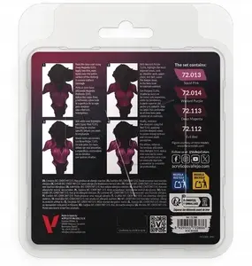 Krāsu komplekts VALLEJO Game Color Magenta — 4 x 18 ml akrila modeļu krāsas