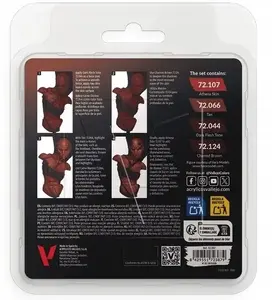 Krāsu komplekts VALLEJO Game Color Dark Skin Set 72.387 — 4×18 ml akrila krāsas modeļiem