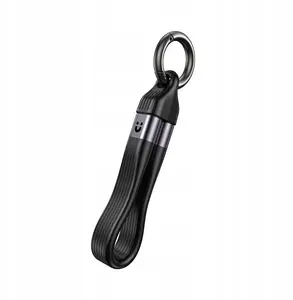 Unitek USB-C Keychain Cable USB4 40 Gb/s 240W PD 8K 13 cm, black