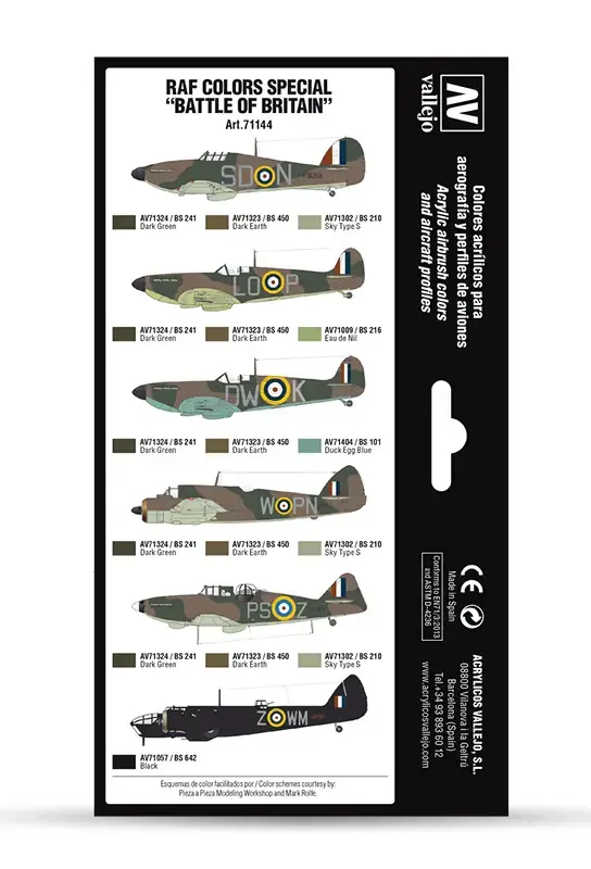 VALLEJO Model Air RAF Colors Special “Battle of Britain” Photo 2