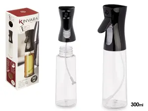 Oil Spray Bottle Kinvara 64761 — black, 300 ml, refillable kitchen and gardening sprayer