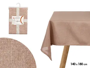 Tablecloth Kinvara 95073 polyester 140×180 cm light pink