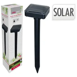 Solar-Powered Pest Repeller ProGarden 5048081 for Moles and Rodents — 15–30 m Range