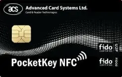Смарт-карта ACS PocketKey NFC Card (dual) от ACTIS, модель AFD02, бесконтактная NFC-аутентификация