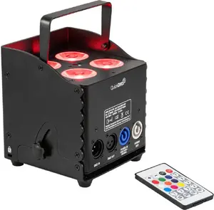 EUROLITE AKKU UP-4 QCL Spot QuickDMX MK2 battery-powered LED spot fixture with QuickDMX