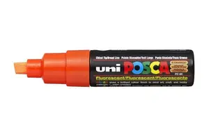 Marker POSCA PC-8K chisel tip 8 mm, orange, single piece