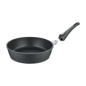 Deep Frying Pan Berndes VARIO CLICK 28 cm, cast aluminum, removable handle, induction-compatible, b.pure PRO non-stick