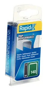 Staples pack Rapid Tools 40109516 — 650 galvanised staples, 12 mm leg length