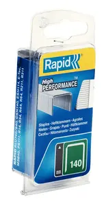 Skavas Rapid Tools 40109514 — 140 tips plakanā stieple, kāja 8 mm, 970 skavas