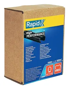 Кольца-скобы Rapid Tools 40017338, чёрные, 1600 шт., для насадок FP20/FP222