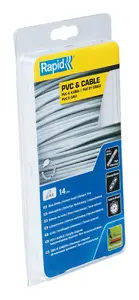 Клеевые стержни 12 мм для PVC и кабеля Rapid Tools — 14 шт.