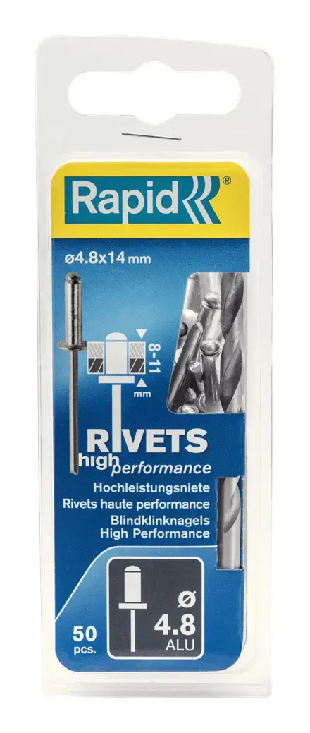 Blindniete Rapid Tools 5000389 4,8x14 mm Photo 2