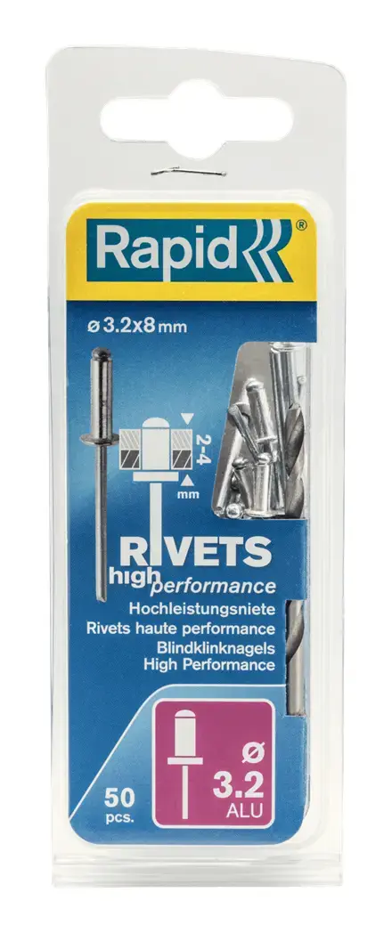 Blind rivet Rapid Tools 5000383 3.2×8 mm Photo 2