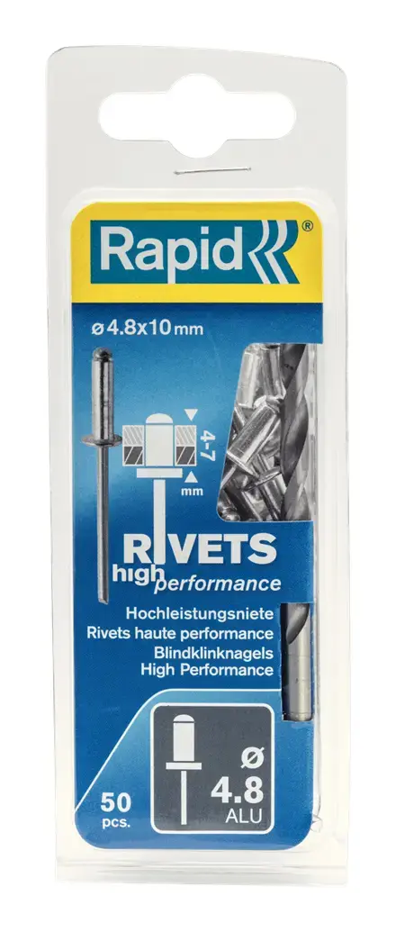 Slēpta kniede Rapid Tools 5000387 4,8×10 mm Photo 2
