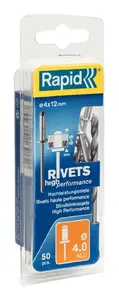 Blind rivet Rapid Tools 5000384, aluminium/steel, head Ø 4 mm, length 12 mm, pack 50 pcs