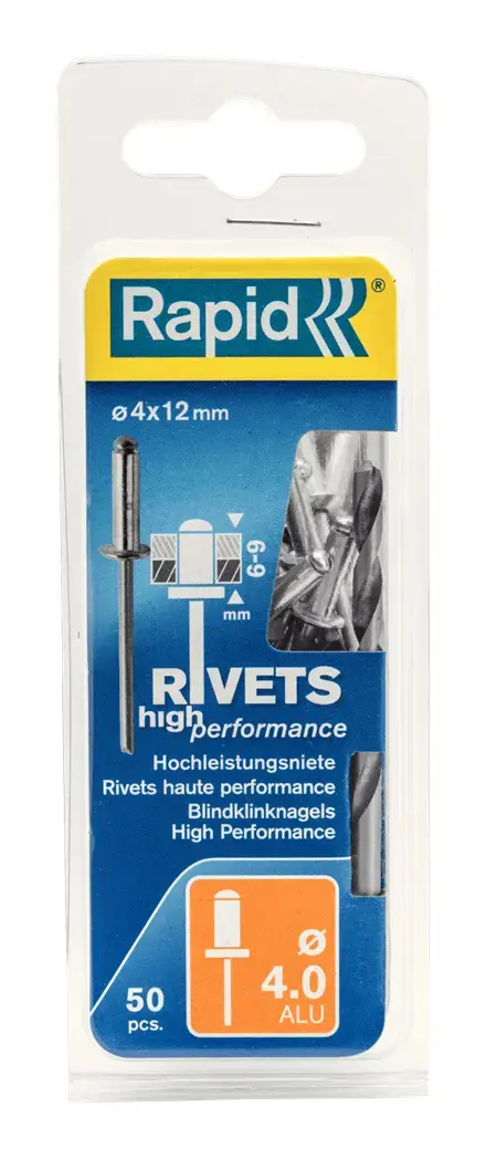 Ārējā kniede Rapid Tools 5000384 4x12 mm Photo 2