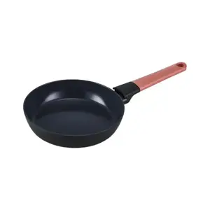 Gourmet frying pan BRABANTIA Tasty+ Round 20 cm, non-PFAS, black/pink