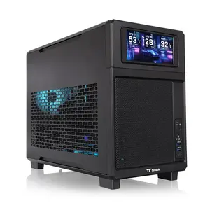 PC Case THERMALTAKE TR200 WS Black — Micro ATX / Mini-ITX, SPCC steel, 2x2.5" + 2x3.5" bays, USB 3.2 Gen1