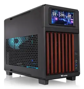 PC Case THERMALTAKE TR200 WS Black — Micro ATX / Mini-ITX, supports PS2 PSU, 2×3.5" & 2×2.5" bays, front 2×USB 3.2 Gen1