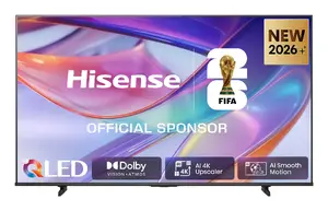 Телевизор Hisense 43E7S 4K Ultra HD QLED Smart TV 43" (3840×2160), VIDAA, Wi‑Fi, Direct‑LED, 300 кд/м², DVB‑T2/C/S2