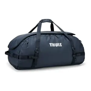 Duffel soma Thule Chasm 90L (modelis 5596) — 90 l ietilpība, tumši zils, izturīga ceļošanai un sportam