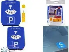 Daudzfunkcionāla parkošanās disco 5‑in‑1 no first aid only, zils plastmasa (P-11100 00)